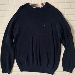 Tommy Hilfiger Sweater Navy X-Large XL Logo